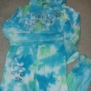 Girls 2 Pc FlapDoodles Tye Dyed Set 5